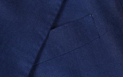 Blue Double-Breasted Linen Suit – Inspired by Classic Men’s Linen Suits Plus Size